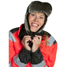 Sort vinterhue Cesium, stilfuld og varm til kolde vintermorgener.