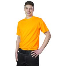 Tilliitti orange T-shirt, praktisk og smart til både arbejde og fritid.
