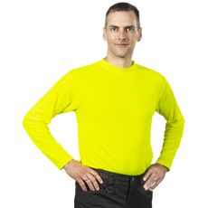 Gul Fylliitti skjorte, perfekt til arbejdsmiljøer og udendørs aktiviteter.