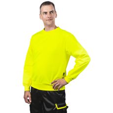Gul varsel skjorte Asher, designet til sikkerhed og synlighed på arbejdspladsen.