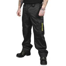 Flammehæmmende arbejdsbukser Sitriini i gråt, ideelle til sikre arbejdsforhold.