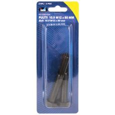 Bolt M12X80, 2 stykker i klasse 10.9, ideelle til tunge applikationer.