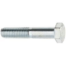 Bolt UNC 5/16 x 1 1/2 tomme, 100 stykker i galvaniseret klasse.