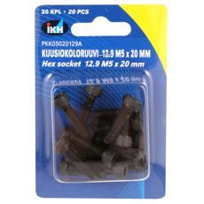 Unbrakoskrue M5X20 af 12.9 kvalitet, sælges i 20 stykker, til krævende applikationer.