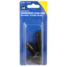 Unbrakoskrue M6X40, 10 stk., 12.9, perfekt til tunge applikationer.