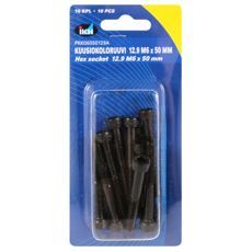 Unbrakoskrue M6X50 i 12.9 kvalitet, 10 stk. til holdbar installation.