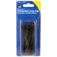 Unbrakoskrue M6X70, 10-pakke, klasse 12.9, ideel til tunge applikationer.