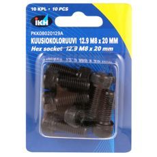 M8x20 unbrakoskrue, 10 stykker 12.9 i henhold til Din912.
