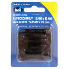 Unbrakoskrue M8X30, 10 stykker, 12.9 kvalitet, til robuste applikationer.