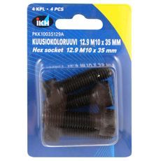 Unbrakoskrue M10X35 12.9, perfekt i 4 styk til specifikke projekter.