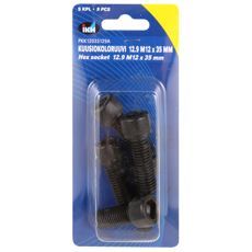 Unbrakoskrue M12X35 12.9, 5 stykker, perfekt til små men vigtige byggeprojekter.