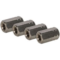 Forlængermøtrik M8 A4 4St, perfekt til små projekter.