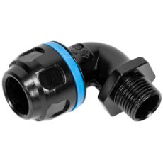 Vinkel samle­kobling 16mm G1/2 udv for 90 grader. Perfekt til trange områder.