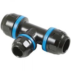 Reducerende T-kobling 32-16mm til effektiv rørkobling i PPS1.