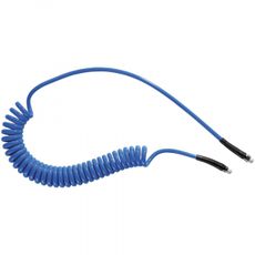 6.5X10 spiralslange med drejeleddskobling, perfekt til fleksibel anvendelse.