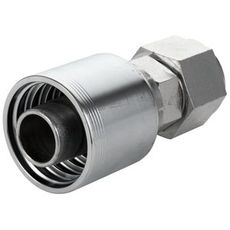 Jic slangtilslutning 3/4-1/2 med lige indvendigt gevind, perfekt til robuste industrielle anvendelser.