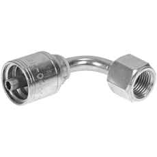 90 graders slangkobling Jic 1/2-1/4 for invendig gevind, fremragende til nem installation.