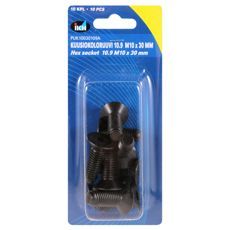 Unbrakoskrue M10X30 10.9 i 10 stykker til stærke og sikre montering.