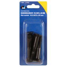 Unbrakoskrue M10X60 10.9, 5 stykker, forsænket design til professionelle anvendelsesområder.