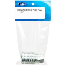 Hurtigkobling til hun 1/2" Bsp Push-Pull, ideel til hurtig tilslutning.