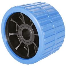 Kølrulle 21x120mm, blå PU, perfekt til sidemonterede applikationer.