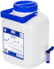 Vandkar på 5 liter med vendt hane, perfekt til alle dine vandbehov.
