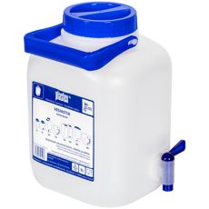 Vandkar på 5 liter med vendt hane, perfekt til alle dine vandbehov.