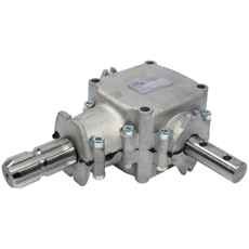 R035 vinkelgear med direkte 1:1 udveksling for stabil drift.