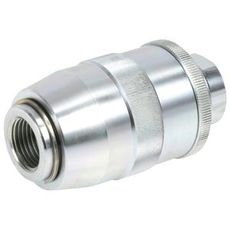 Koblingsventil 1/2" med maksimal kapacitet på 45 l/min, perfekt til små system.