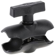 Kort RAM MOUNT fixeringsarm på 90mm til nem montering.