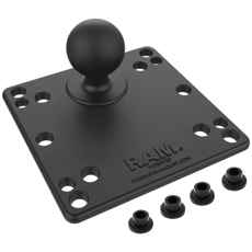 Beslag C kvadrat til elektronik 100X100, stabil og pålidelig til elektroniske installationer.