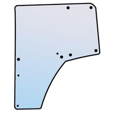 Dørglas venstre JD - L174348