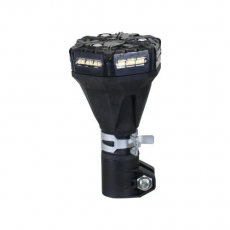 Advarselslys MicroBright LED 12V Rørbeslag