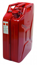 Jeepdunk til brændstof med kapacitet på 20 liter, ideel til længere ture.