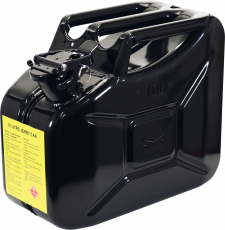 Dieseldunk med 10 liters kapacitet, sikker og praktisk til brug.