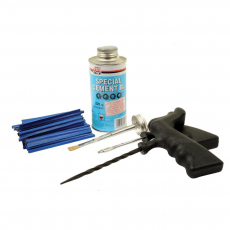 Reparationssæt til dæk til ATV/firhjuler, nødvendig for sikker og effektiv kørsel.