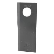 Højre skæreblad Taarup Kverneland 126x48x4, optimal til græsklipning.