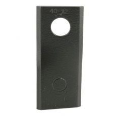 Skæreblad venstre 93x40x3 mm, robust og pålidelig til markarbejde.