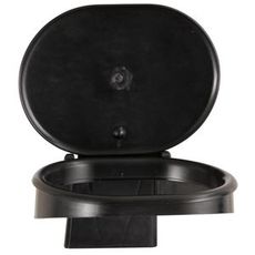 Praktisk holder til affaldsposer, perfekt til organiseret rengøring.