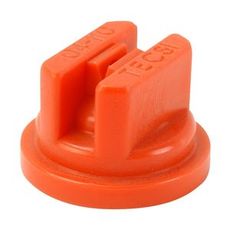 Rød dyse 110-04, perfekt til effektiv væskedistribution i maskiner.