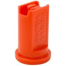 Rød Airmix dyse til luft, model 110-04, ideel til effektiv sprøjtning.