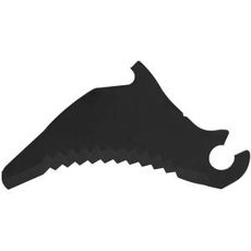 Rundballepresserkniv til Claas, 395x290x5 mm, til høj ydelse i balepresning.