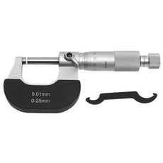 Mikrometer 0-25 mm ifølge DIN 863 til nøjagtige målinger.