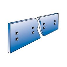 Glat slidstål til vejskær, 12 mm tyk, 1525 mm lang.