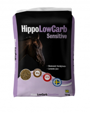 HippoLowCarb Sensitive til følsomme dyr, 15 kg økonomisk pakning.