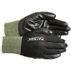 Touch-funktion PU-belagte arbejdshandsker i nylon, til arbejde med touchskærmenheder.