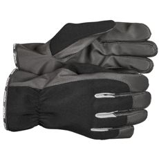 Fleksible arbejdshandsker med åben manchet og foring for komfort og funktion.