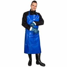 Forklæde Pvc Blå 120X103Cm