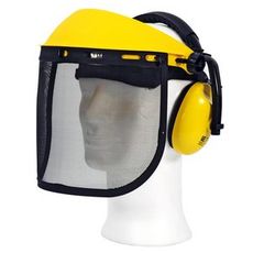 Høreværn med netvisir, ideel for sikkerhed ved arbejde.