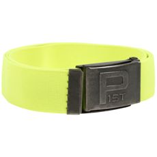 Gult strækbælte 120 cm, stilrent og funktionelt til mænd.